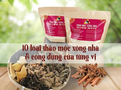 10 loại thảo mộc xông nhà và công dụng của từng vị