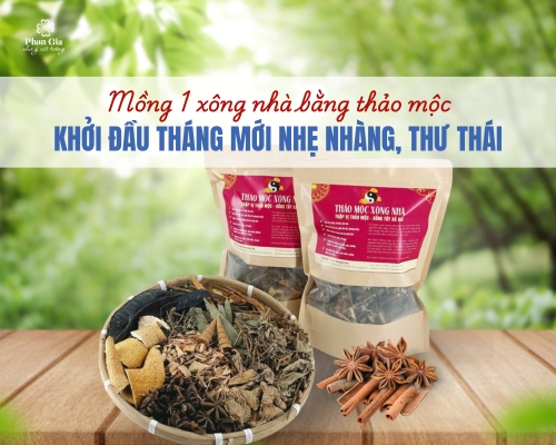Mồng 1 xông nhà bằng thảo mộc – Khởi đầu tháng mới nhẹ nhàng, thư thái