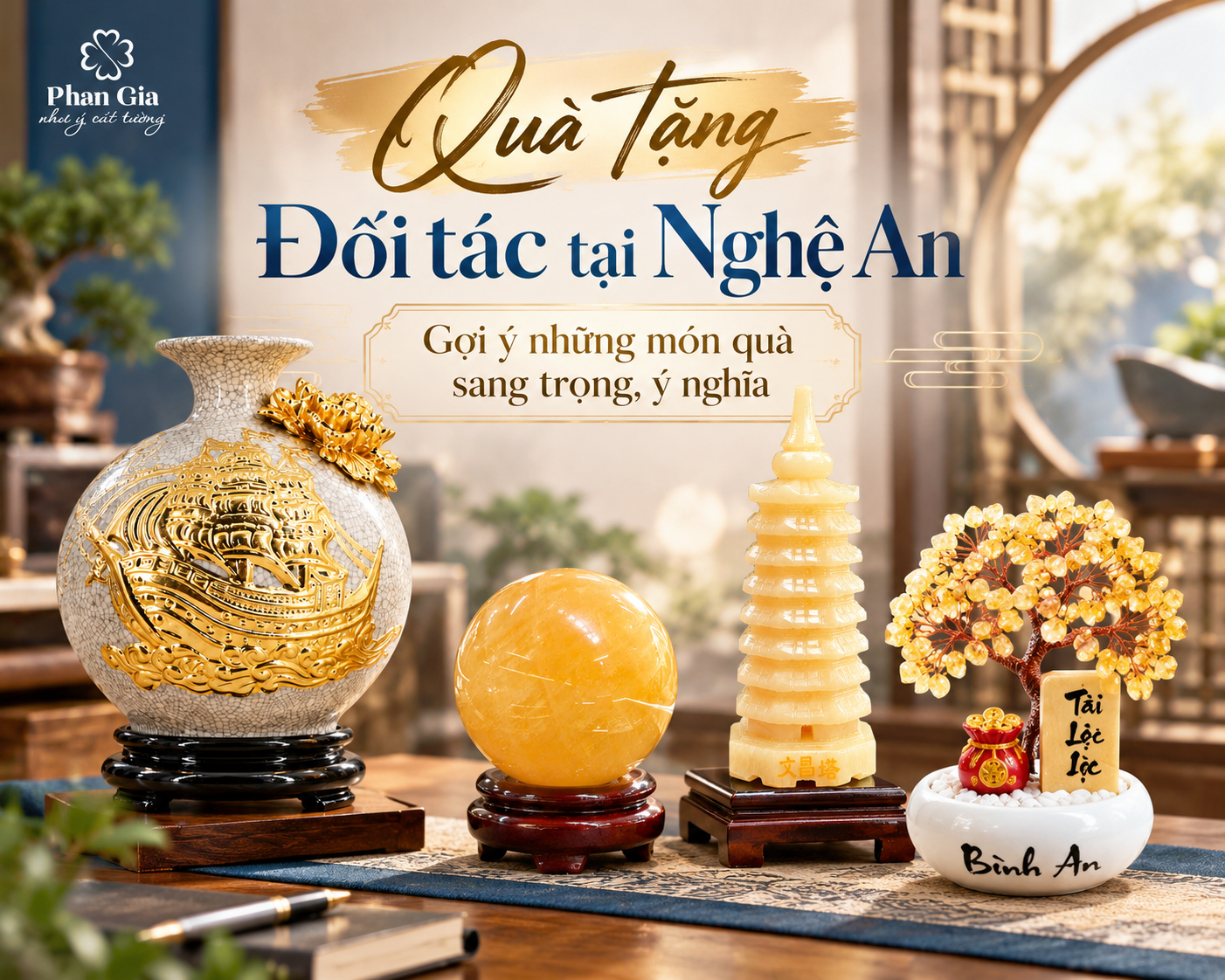 Quà tặng đối tác tại Nghệ An: Gợi ý những món quà sang trọng, ý nghĩa