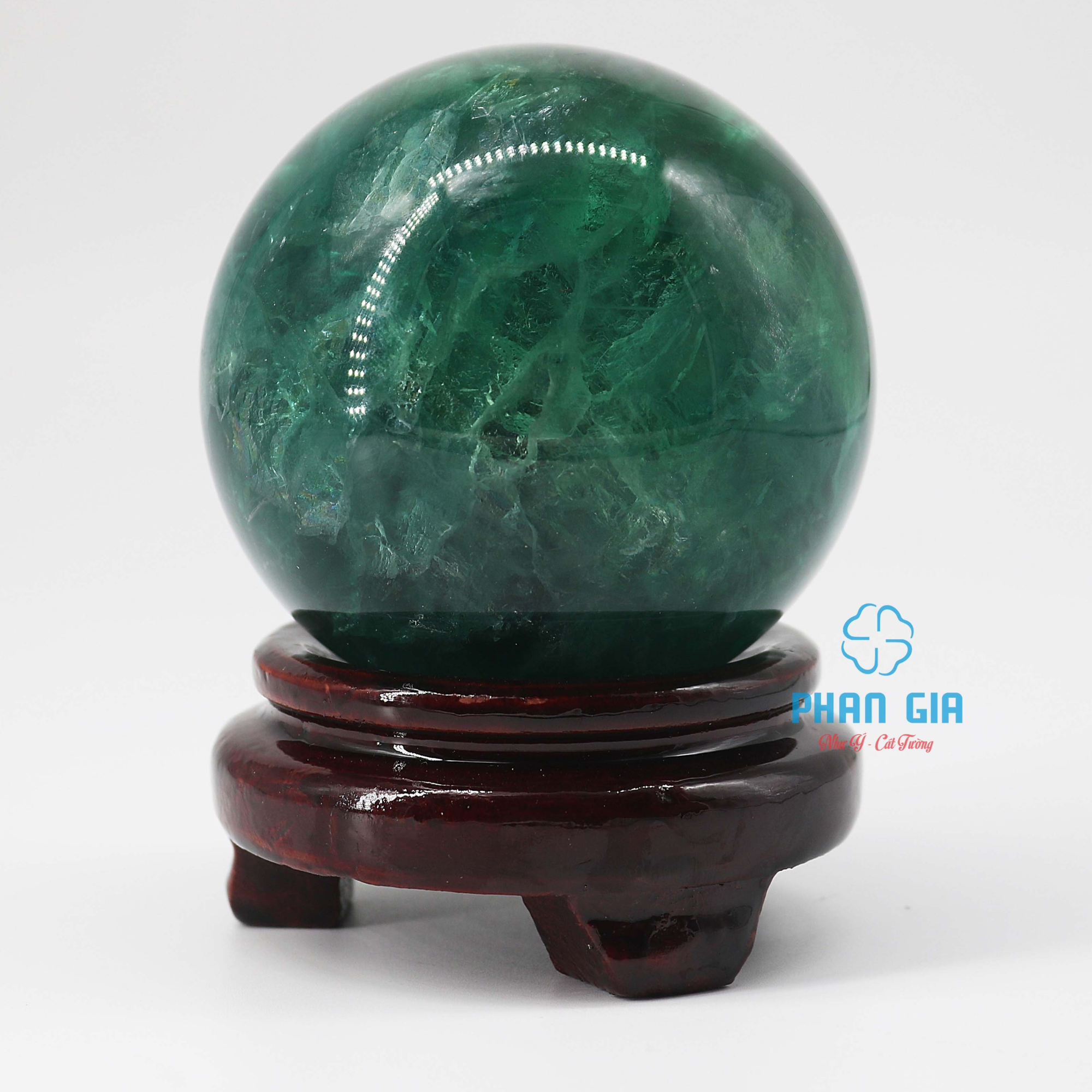  Quả cầu Fluorit xanh